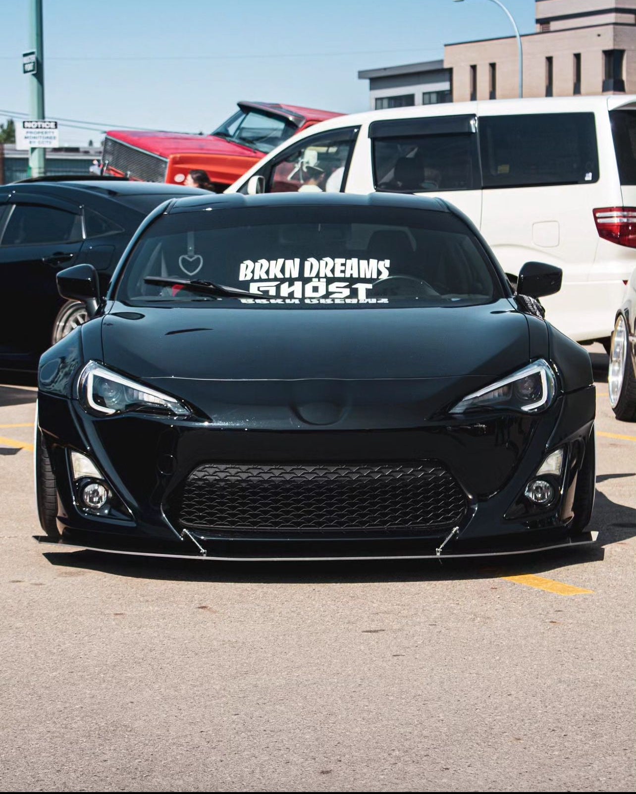 STRAIGHT WINDSHIELD BANNER